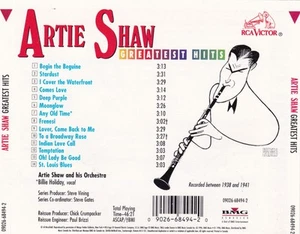 Artie Shaw - Greatest Hits (CD, Comp) (Very Good Plus (VG+)) - 3599918667 - Picture 1 of 4