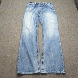 BKE Jeans Herren 33x34 Blau Justin Boot Cut Distressed Western Cowboy American - Bild 1 von 16