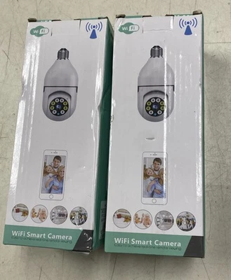 2 WiFi HD Smart Camera Lightbulb NEW 128G - Image 1 of 3
