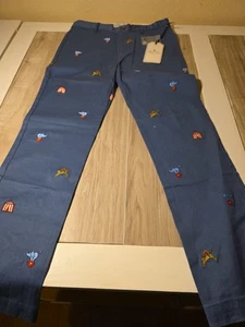 Classic Prep Gavin Pant Circus Embroidery Size 8 - Picture 1 of 3