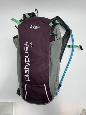 Mochila de hidratación Platypus B-line Xc 8.0 Camelback Borgoña/Gris Foto 1 de 4