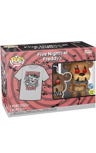 Funko POP ! Funko Pop Nightmare Freddy Glow in the dark + T-SHIRT SIZE MEDIUM - Imagen 1 de 4