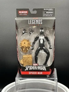 Marvel Legends Sandman Wave Black Costume Spider-Man - Picture 1 of 6