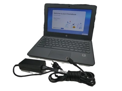 🍀 ¡BONITO! Portátil HP Chromebook 11A G6 EE 11,6" 4 GB 16 GB eMMC AMD A4-9120C Foto 1 de 4