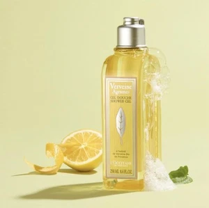 L'OCCITANE Verbena Shower Gel 250ml/Citrus Scented ,100% Organic Verbena Extract - Picture 1 of 3