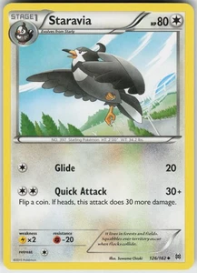 Played Staravia 126/162 Uncommon XY - BREAKthrough - Picture 1 of 2