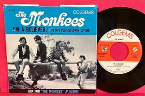The Monkees I'm A Believer 45 with picture sleeve -Colgems - Picture 1 of 1