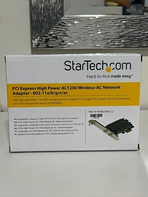 StarTech PCI Express AC1200 Dual Band Wireless AC Network Adapter #PEX867WAC22 - Image 1 of 4