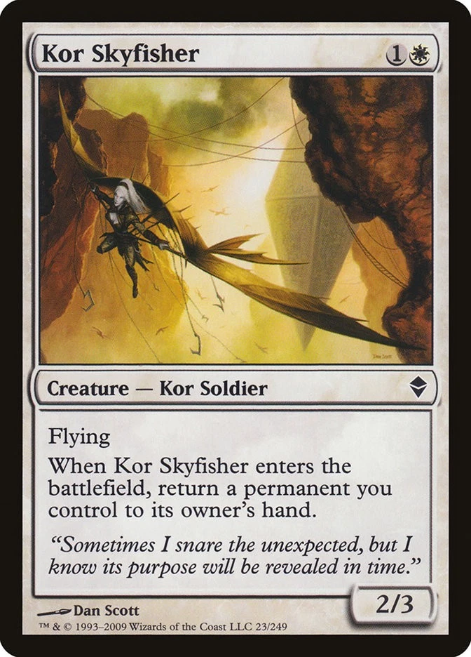 MTG Kor Skyfisher  - Zendikar #023 - Image 1 of 1