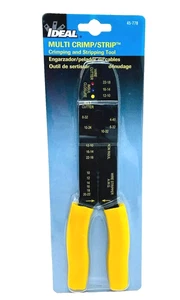 Multiherramienta eléctrica ideal 45-788 crimpado, tira y corte de cables 10-22 AWG NUEVA - Imagen 1 de 8