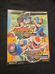 Near MINT Mega Man Battle Network 5 Official Strategy Guide Brady Games Official - Picture 1 of 5