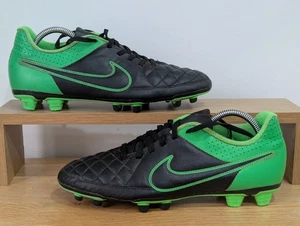 Nike Tiempo Rio II FG schwarz/grün Strike UK Größe 9 - Bild 1 von 13