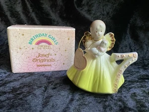 Statuina angelo bambina 7° compleanno originale Dakin Josef anno 7 - Foto 1 di 7