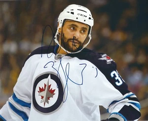 Signed 8x10 DUSTIN BYFUGLIEN Winnipeg Jets Autographed Photo - COA - Picture 1 of 1