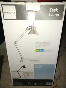 Real Space Task lamp Clamp-on Task Lamp Adjustable arm and light rotary on-off - Picture 1 of 8