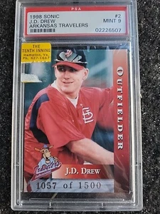 1998 Arkansas Travelers Highlights Team Issue 1 J.D. Drew /1500 PSA 9 - Picture 1 of 2
