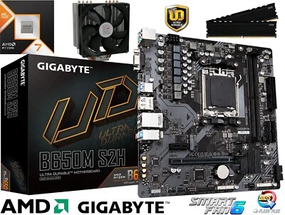 PC Aufrüstkit AMD Ryzen 7 7800X3D bis 64GB DDR5 mit TPM 2.0 GIGABYTE B650M - Bild 1 von 4