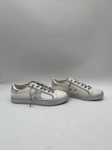 GIRLS' VINTAGE HAVANA LITTLE KID & BIG KID ALIVE SNEAKERS White/Silver Size 7.5 - Picture 1 of 5