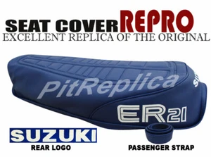 SUZUKI SEAT SADDLE COVER *HEAT PRESSED* TS50ER T50 ER (ER21) [COOOO]             - Imagen 1 de 9
