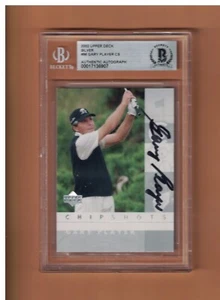 GARY PLAYER AUTOGRAPHED 2002 UPPER DECK SILVER CS Golf Card Signed BECKETT AUTH - Imagen 1 de 2