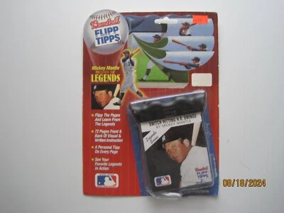 2 Stück 1989 Mickey Mantle Baseball Flipp Tipps ungeöffnet auf Karte - Bild 1 von 2