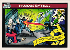 1990 Impel Marvel Universe #117 X-Factor Vs. Apocalypse  Super Battles