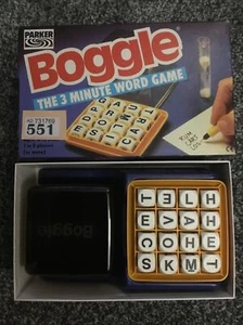 BOGGLE Word Game -Vintage Parker 1992 - The Three Minute Word Game -Complete.551 - Picture 1 of 8