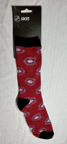 NHL Red Montreal Canadians Socks NWT Cover