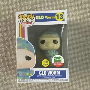 Funko Pop! Giocattoli retrò: GLO WORM #13 •Glow In The Dark• Funko Shop esclusivo GITD - Foto 1 di 6