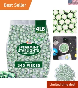 Spearmint Mints Starlight - 4 Pounds - Big Bulk Hard Candies - Mint Candy - G... - Picture 1 of 7