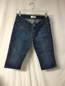 Women's Deluxe Premium Denim Capri Size 27 x 15.5 Blue #699Z - Picture 1 of 3