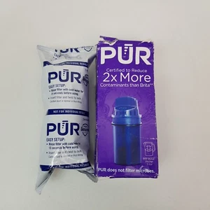 2 PUR Pitcher Replacement Filter Reduce 15 Contaminants and Substances 2 Pack - Picture 1 of 13