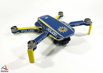 DJI MINI 4K - SKIN - DESIGN POLIZEI *  - Decal - Wrap -  Folie - Bild 1 von 4