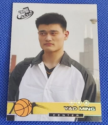 Tarjeta de novato Yao Ming 2002 Press Pass RC #18 Rockets Foto 1 de 2