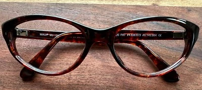 Maui Jim MJ 158-10 Tortoise Brown Oval Sunglasses Frames 135 Japan Designer - Image 1 of 4