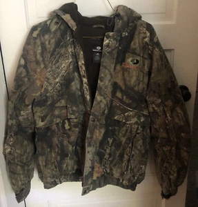 MOSSEY OAK Camo Cost With Hood Coat Sz XL - Picture 1 of 8
