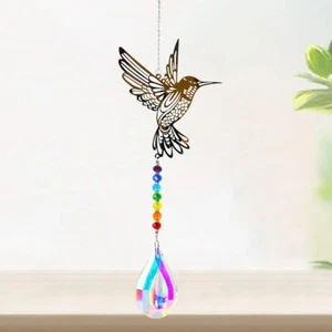 Chakra Cristal Atrapasol Prismas Colgante Carillón de Viento Arco Iris Cazador Coche Colgante - Imagen 1 de 6