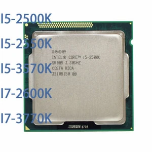 INTEL Core I5-2500K I5-2550K I5-3570K I7-2600K I7-3770K LGA 1155 CPU Processor - Picture 1 of 6