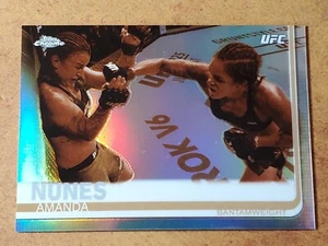 Amanda Nunes 2019 Topps UFC Chrome Sepia Refractor Parallel Card #100 - Picture 1 of 3
