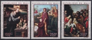 F-EX32042 MALI MNH 1970 ART PAINTING MEDIEVAL ADORATION NATIVIDAD MEMLING. - Picture 1 of 1