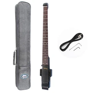 Batking Travel Bass Guitar Electric Headless Bass 5 Strings Electric Bass Gigbag - Picture 1 of 8