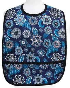 Erwachsene Kleidung Schutz Latz von Nibble and Dribble Midnight Shadow Blue NEU - Bild 1 von 4