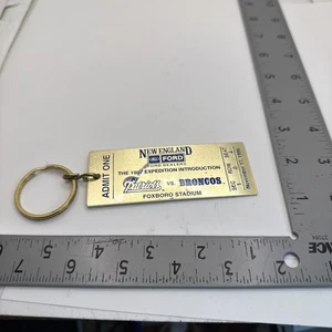 New England Patriots key Chain October 1987 Ford 63D-1724S - Picture 1 of 3