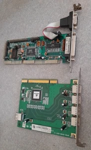 Vintage 1997 KMC ISA CONTROLLER CARD IDE FLOPPY SERIAL 286 386 486 & USB GIC251U - Picture 1 of 2