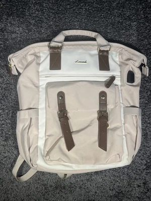 Lovevook ноутбука рюкзак путешествий коричневый/коричневый/кремовый/белое золото USB шнур 15» новый с Ярлыками - Изображение 1 из 4