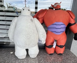 Disney Store Big Hero 6 Plush BAYMAX Plush Doll With Jointed Arms Armor Lot 2 - Picture 1 of 24