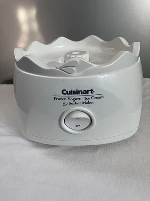 Máquina automática de yogur y helado congelado Cuisinart modelo ICE-20 base solamente Foto 1 de 4