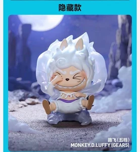 Pop Mart Labubu The Monsters x One Piece Series Figures Monkey.D.Luffy (Gear 5) - Picture 1 of 2