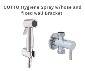 COTTO Hygiene Spray w/hose and fixed wall Bracket Bidet CT9901 - Picture 1 of 27