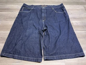 Vintage Phat Farm Mens Denim Shorts Size 48 Y2K Hip Hop Streetwear Blue Jeans - Picture 1 of 7